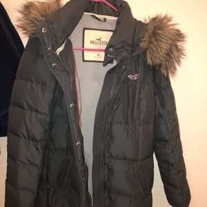 Gray snow jacket
